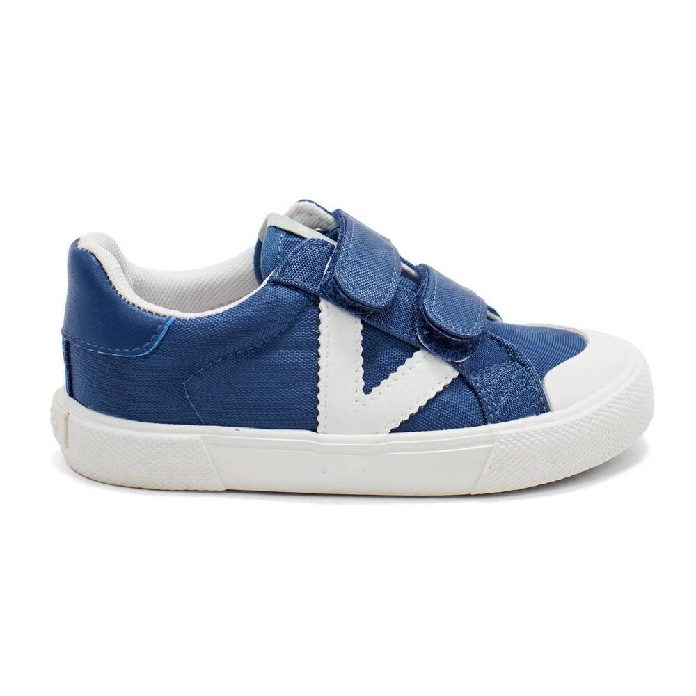 NEW VICTORIA boys' tribu tiras nylon sneakers in azul